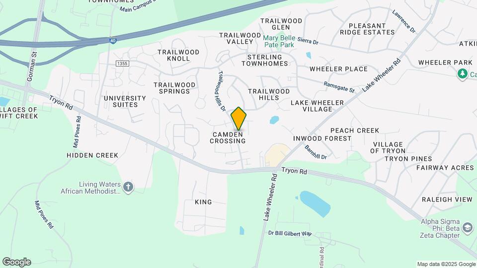 2601 Trailwood Hills Dr Mapa y Detalles de la Ubicación