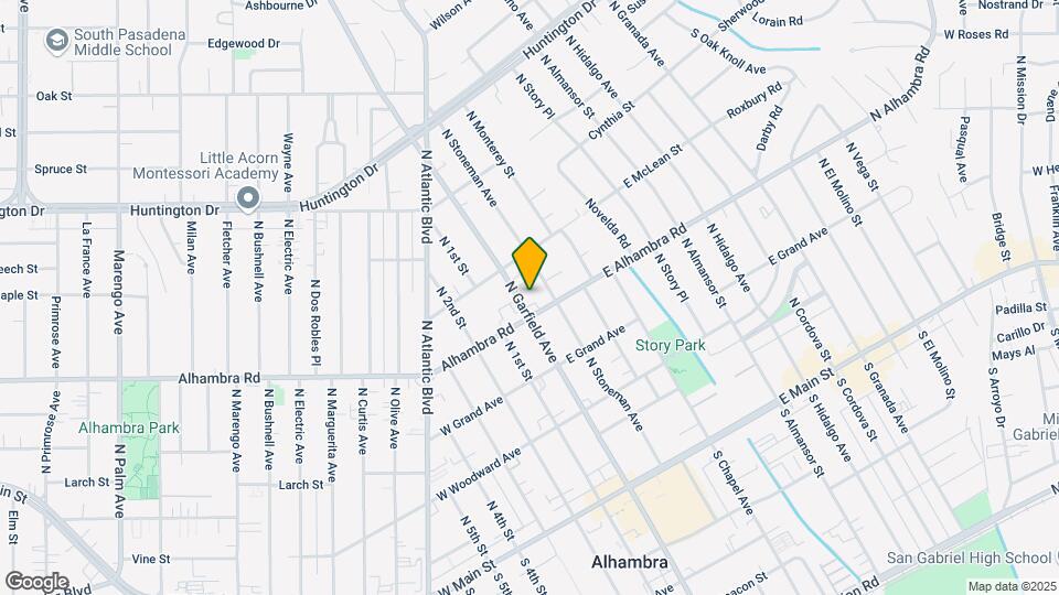 610 N Garfield Ave Map and Location Details