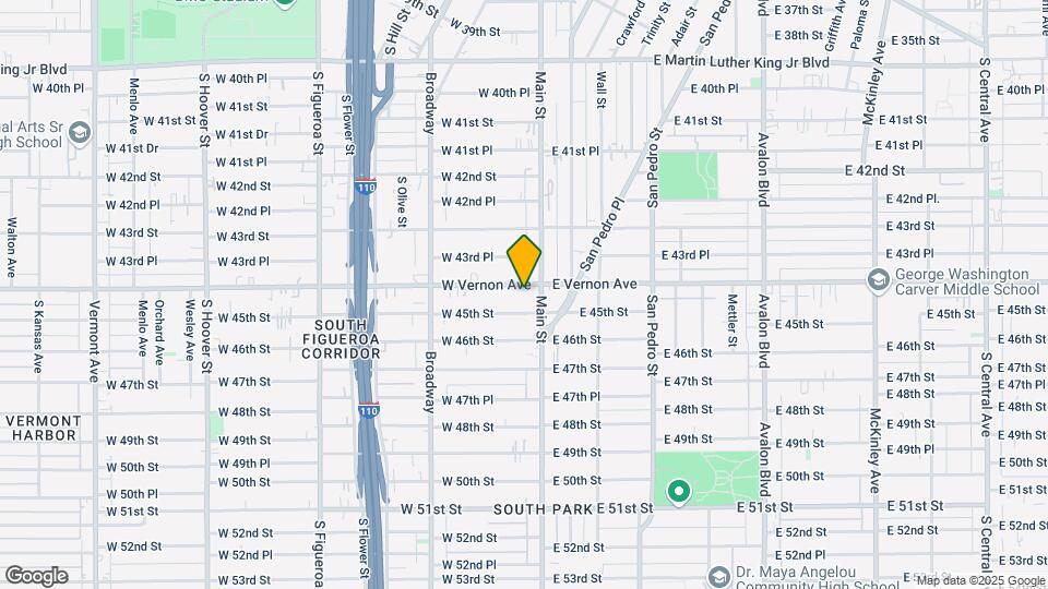 126 W Vernon Ave Map and Location Details