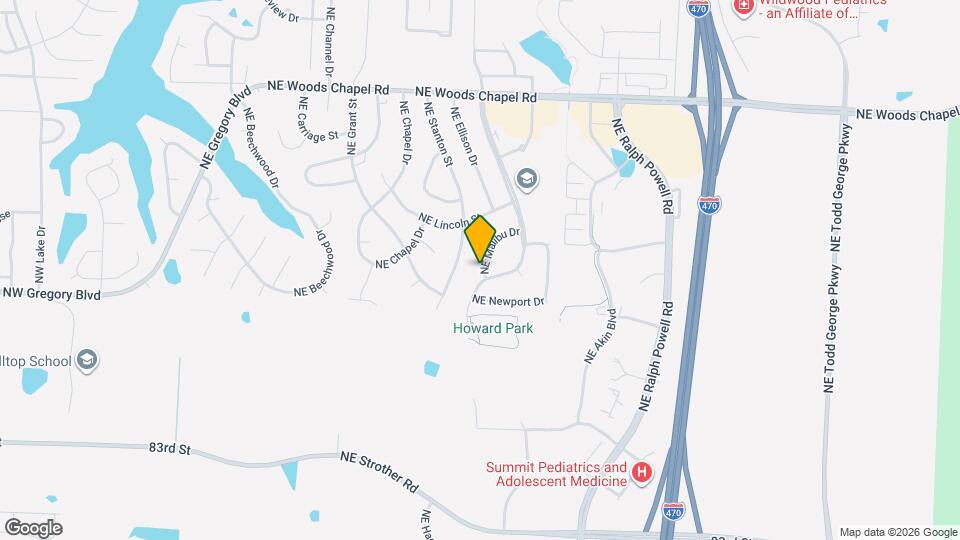 500 NE Malibu Dr Map and Location Details