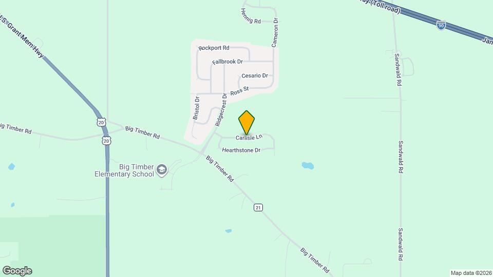 2573 Carlisle Ln Map and Location Details