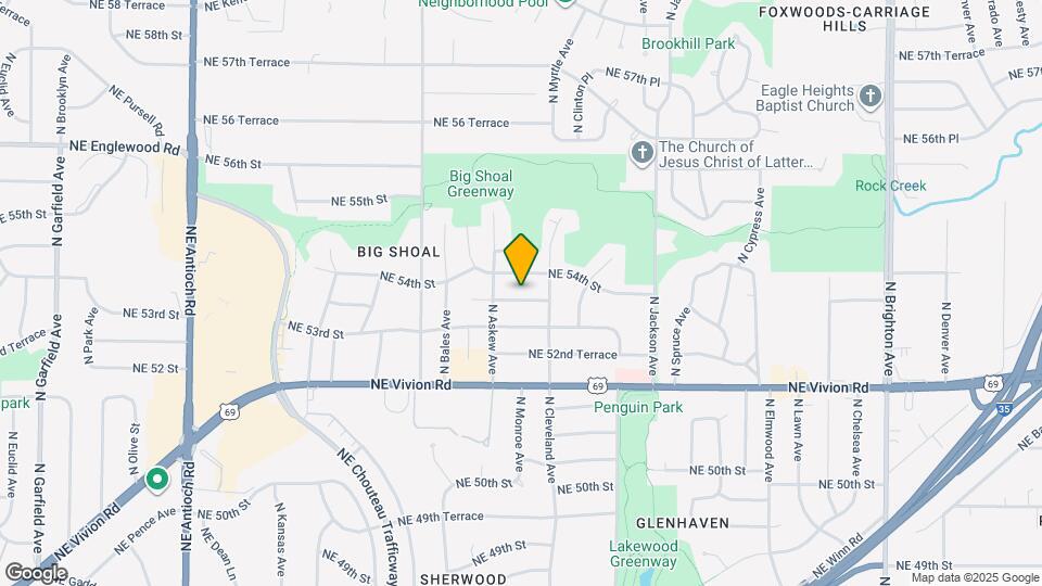 3620 NE 53 Terrace Map and Location Details