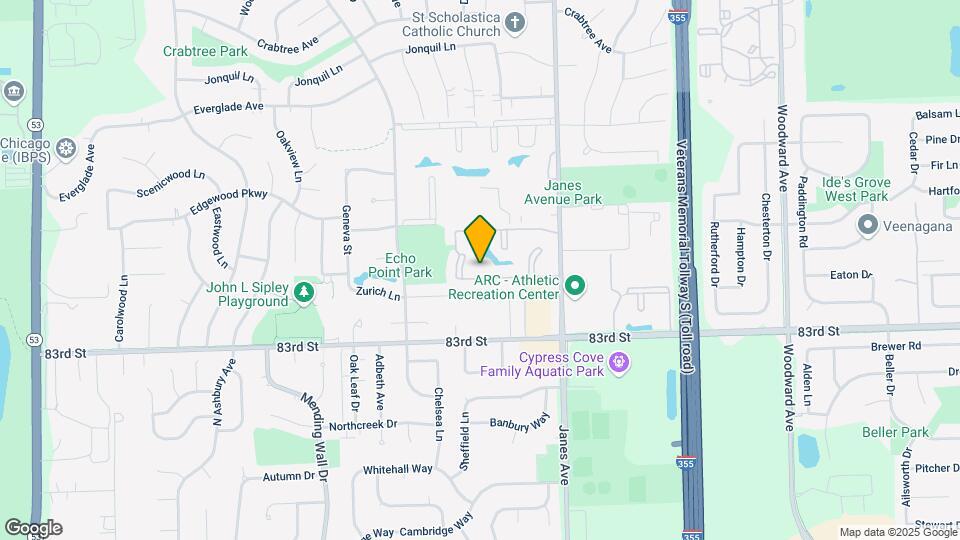 2516 Waterbury Dr Mapa y Detalles de la Ubicación