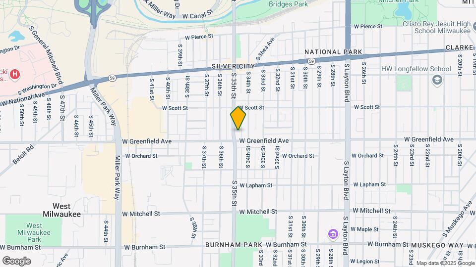 1312 S 35th St Mapa y Detalles de la Ubicación