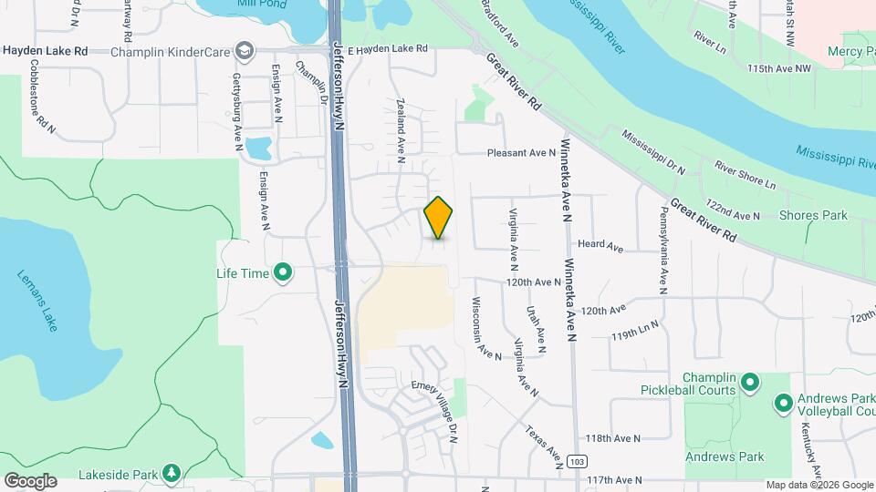 8427 Yukon Cir N Map and Location Details