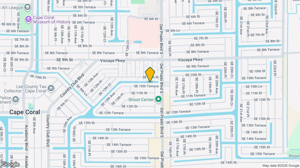1443 SE 10th Terrace Map and Location Details