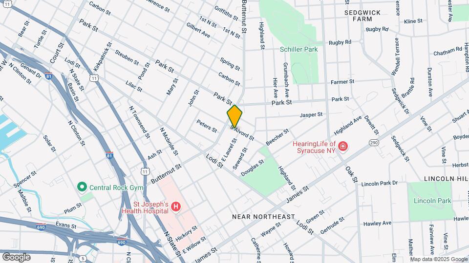 303 S Alvord St Map and Location Details
