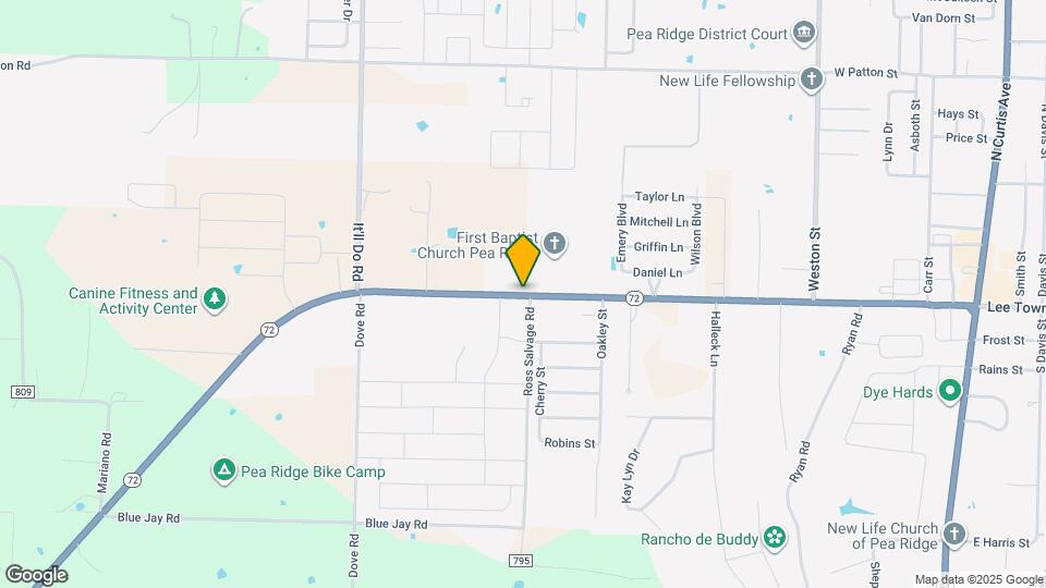 1714 Farmer St Map and Location Details