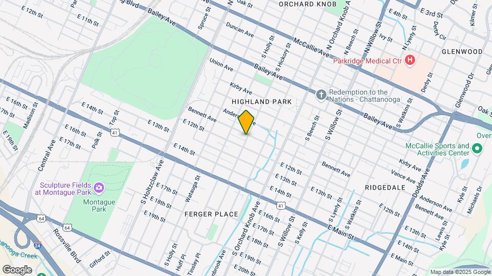 1614 Bennett Ave Mapa y Detalles de la Ubicación