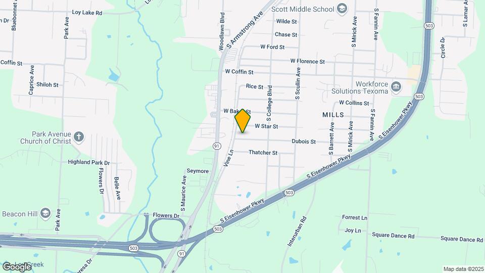 1051 Dubois St Map and Location Details