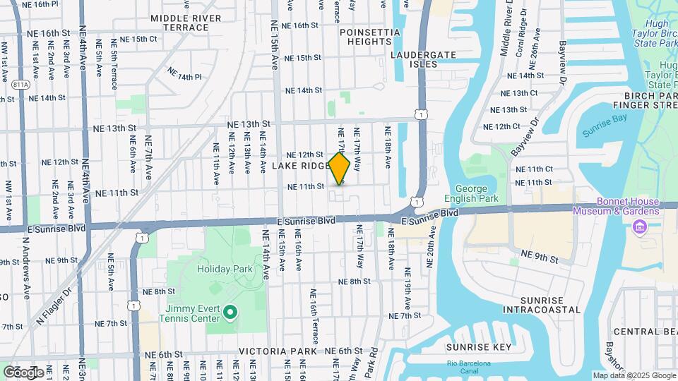 1720 NE 11st St Map and Location Details