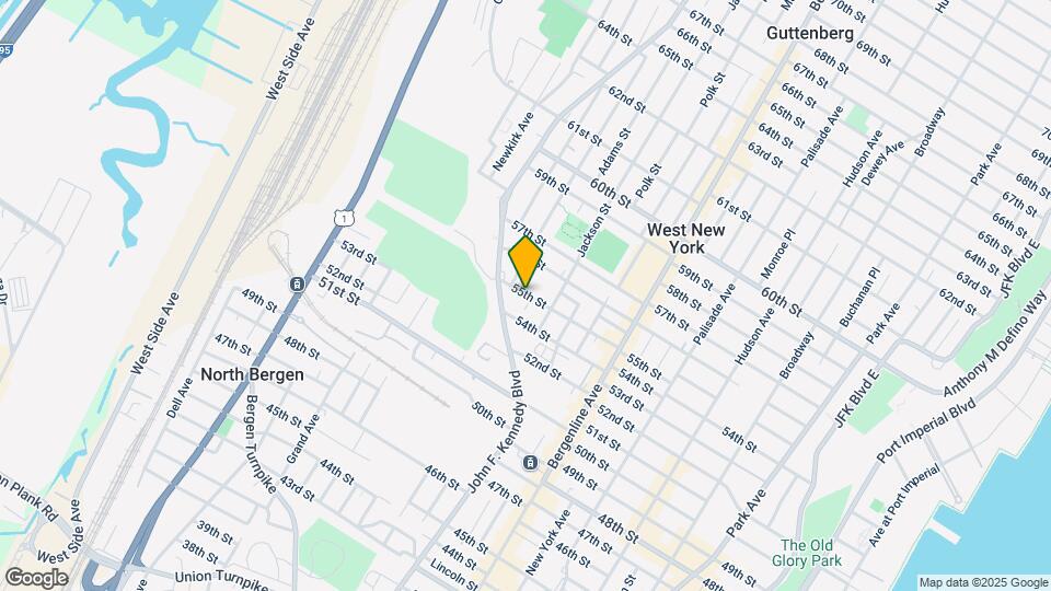 603 55th St, Unit 102 Map and Location Details