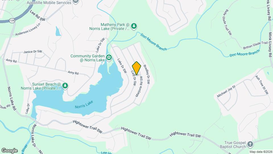 4364 Cary Dr SW Mapa y Detalles de la Ubicación