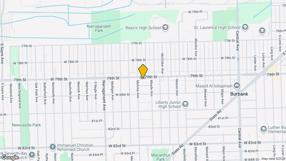 6135 W 79th St Map and Location Details