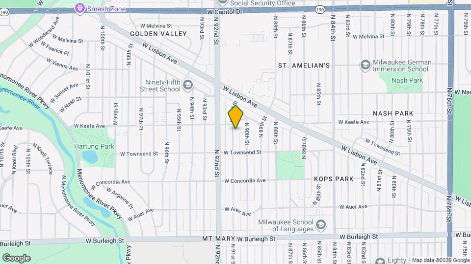 3460 N 91st St Mapa y Detalles de la Ubicación