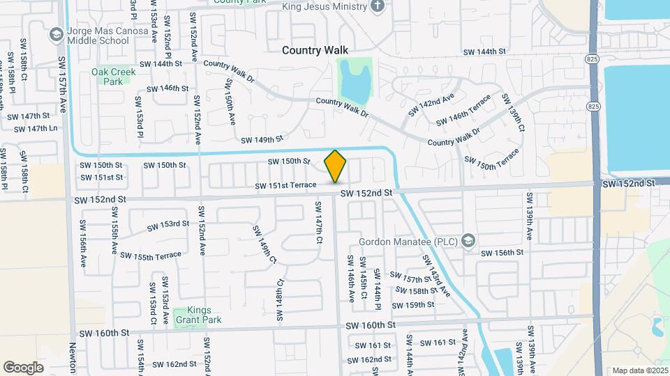 14660 SW 151st Terrace Map and Location Details