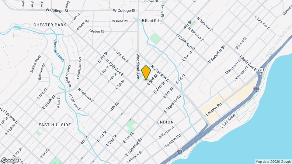 1925 E 3rd St Map and Location Details