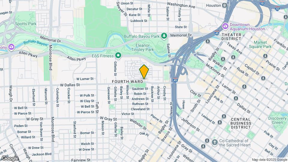 1124 W Dallas St Map and Location Details