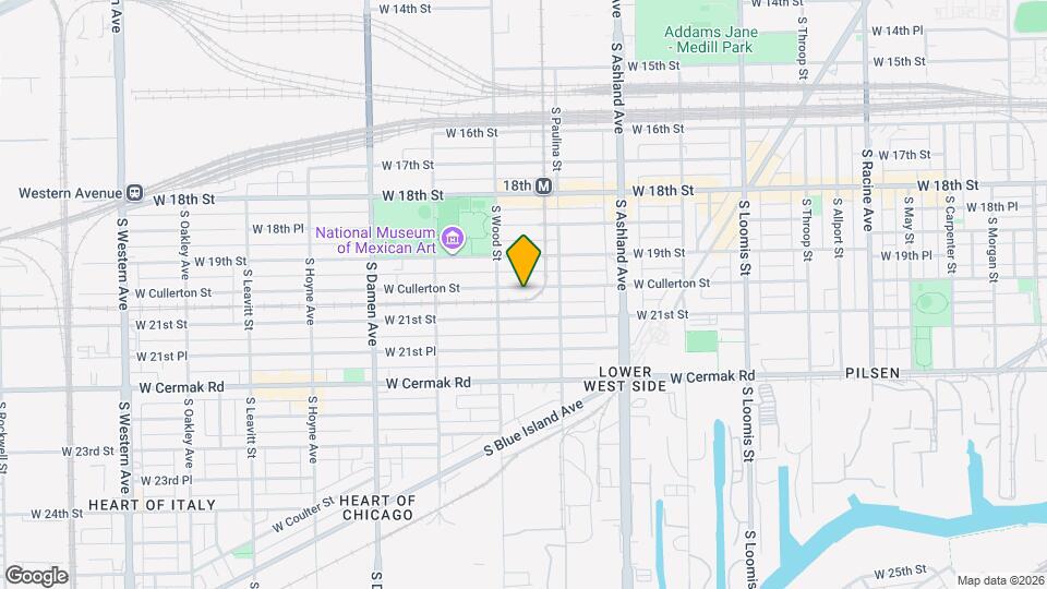 1735 W Cullerton St Map and Location Details