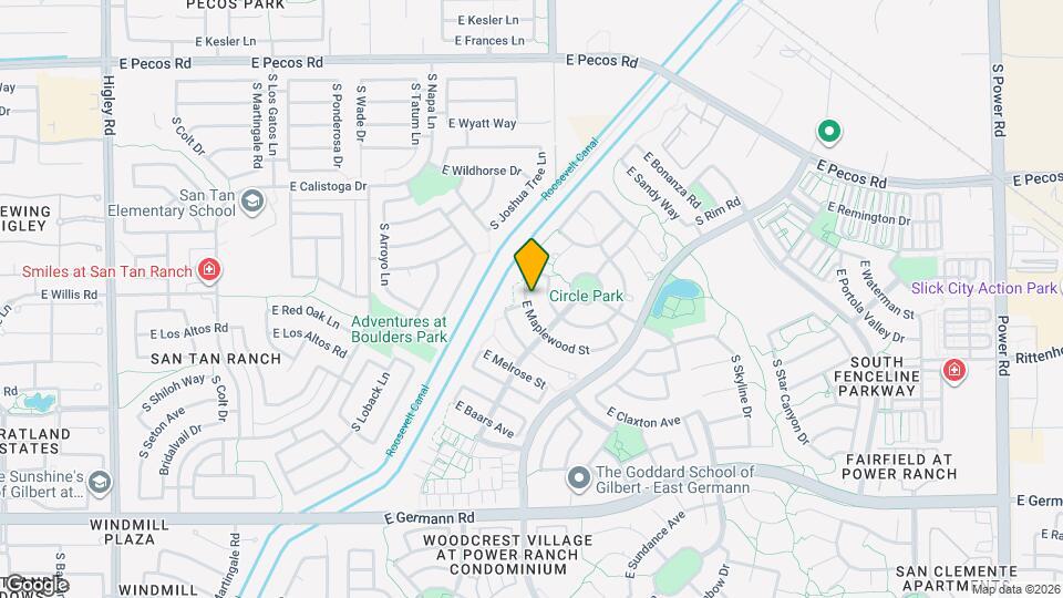 3956 E Maplewood St Map and Location Details