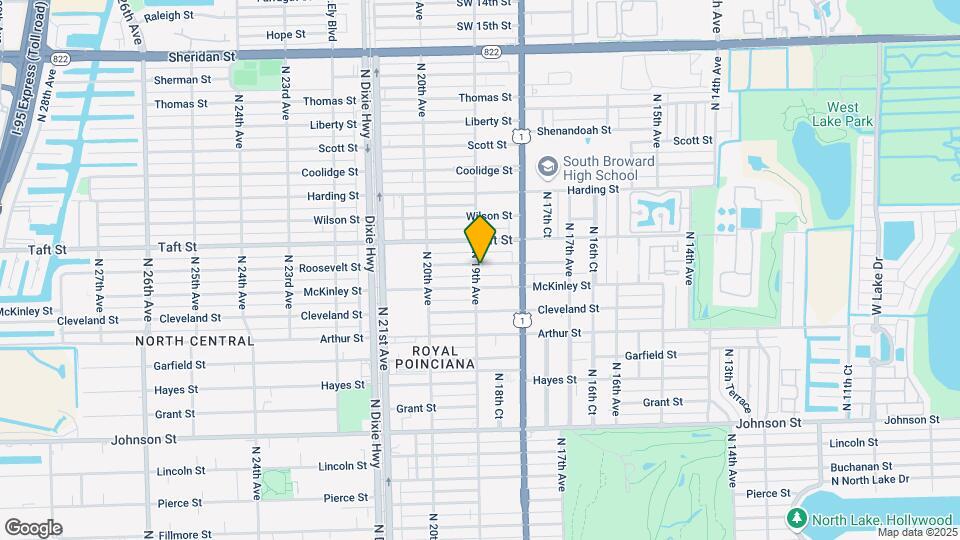 1840 Roosevelt St Map and Location Details