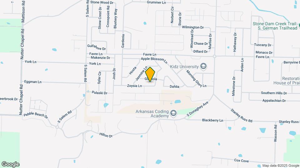 2520 Zoysia Ln Mapa y Detalles de la Ubicación