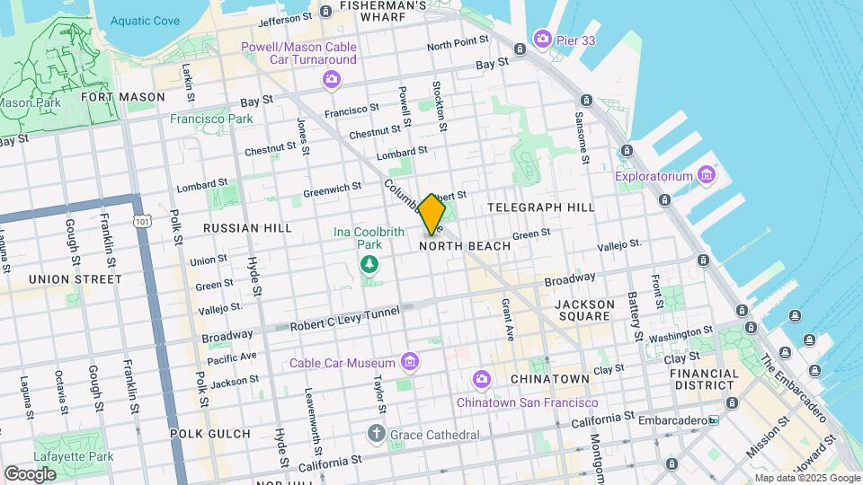 1614-1618 Powell St Mapa y Detalles de la Ubicación