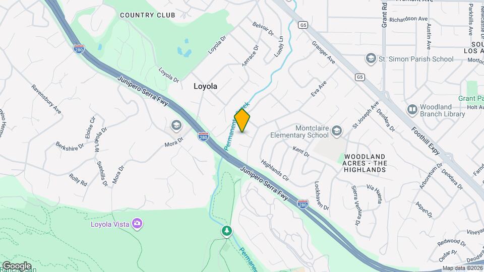 2060 Longden Cir Map and Location Details