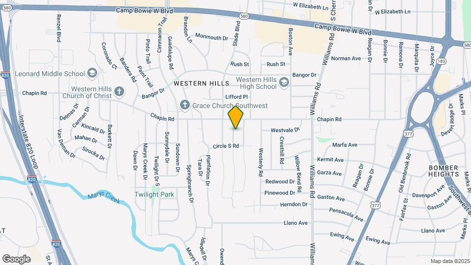 3813 Palomino Dr Map and Location Details