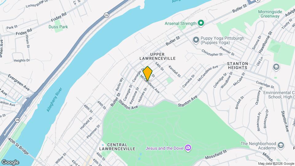 516 McCandless Ave Map and Location Details