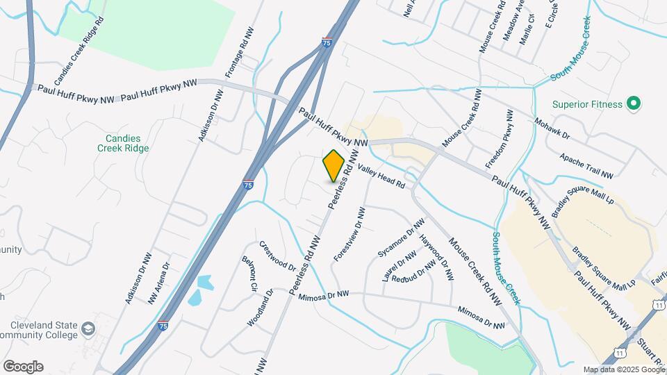 4135 Peerless Rd NW Map and Location Details
