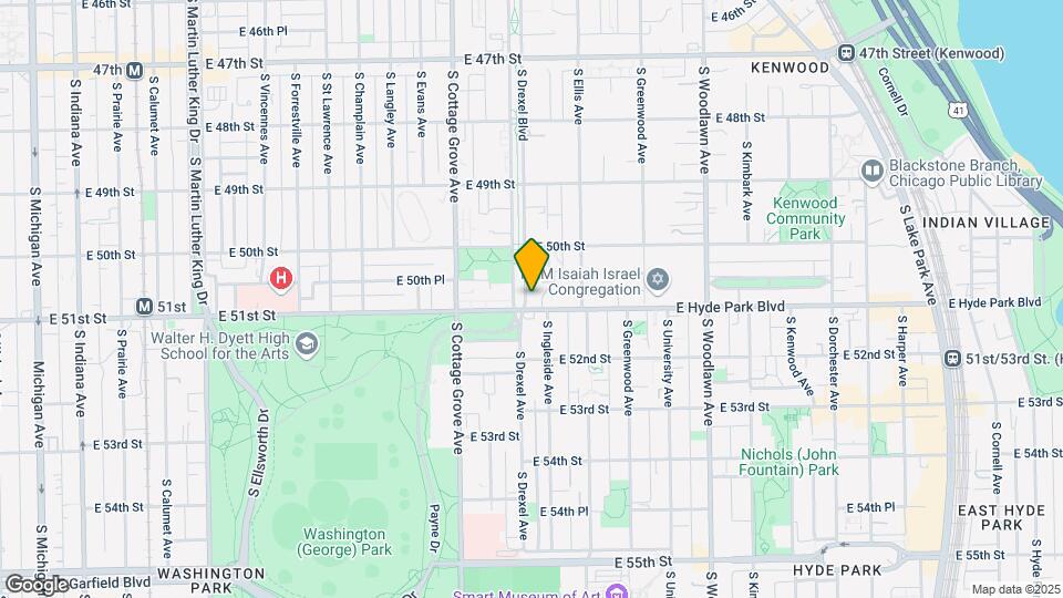 5049 S. Drexel Boulevard Mapa y Detalles de la Ubicación