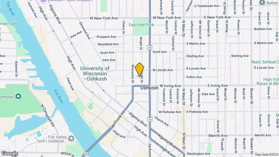 727 Wright St Map and Location Details