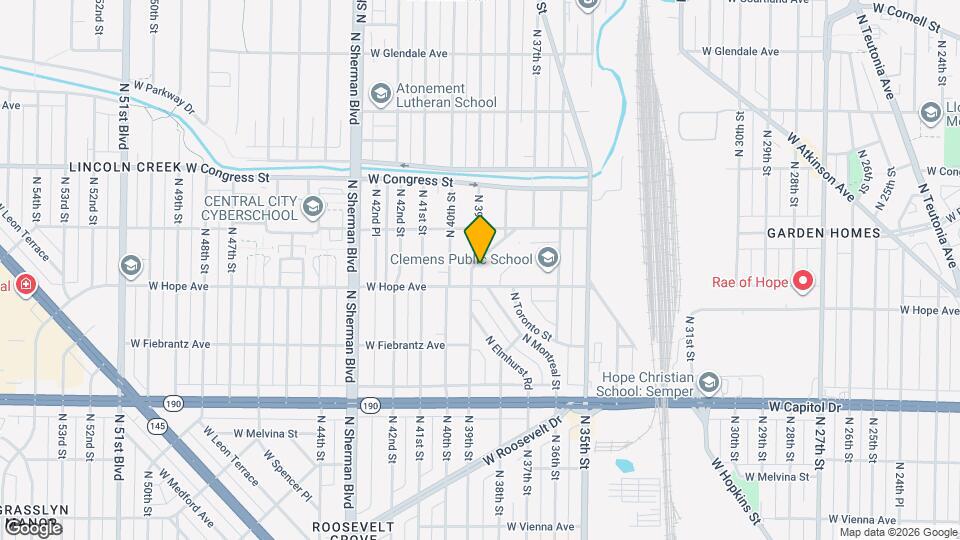 4228-4230-4230 N 39th St Map and Location Details