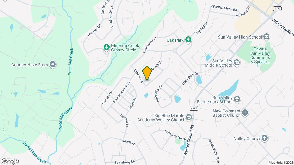 1030 Whippoorwill Ln Mapa y Detalles de la Ubicación