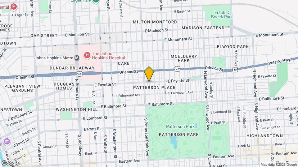 2317 E Fayette St Map and Location Details
