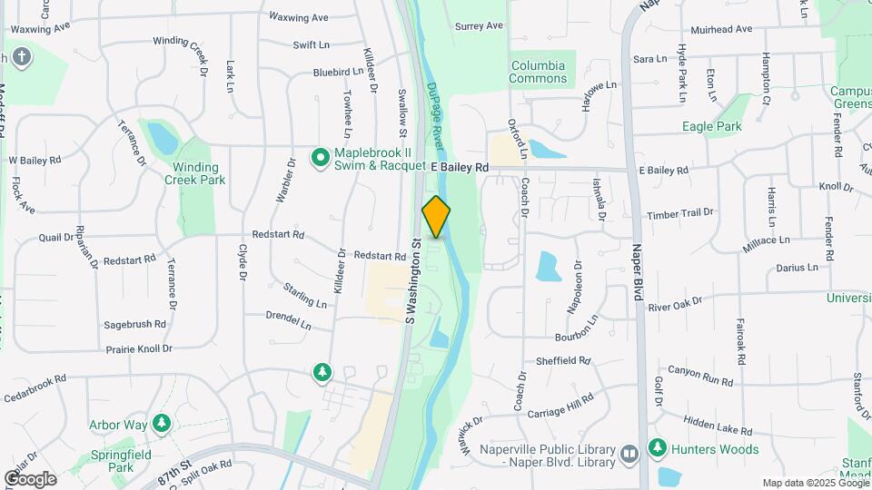 1721 S Washington St Map and Location Details