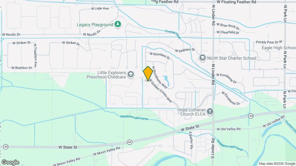 704 N Foudy Pl Map and Location Details