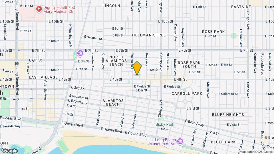 1631 E 4th St Mapa y Detalles de la Ubicación