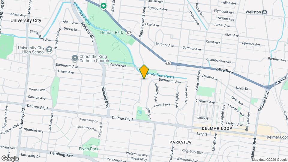 846 Pennsylvania Ave Map and Location Details