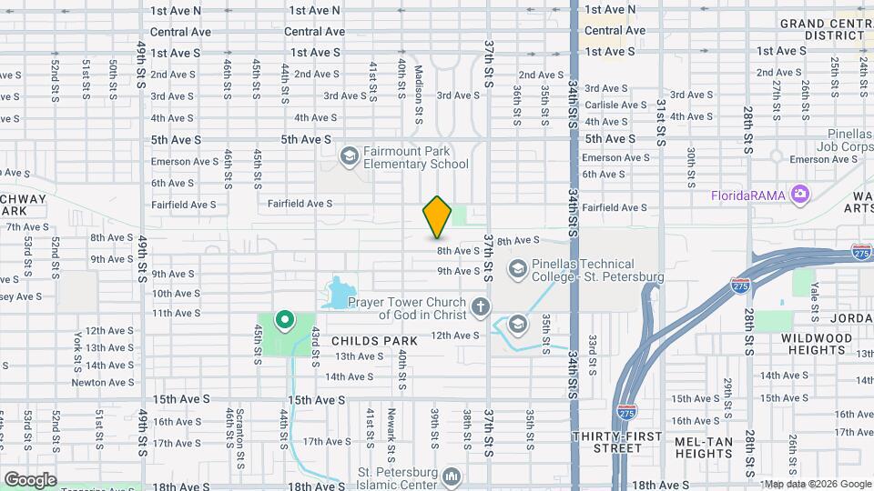 3855 8th Ave S Map and Location Details