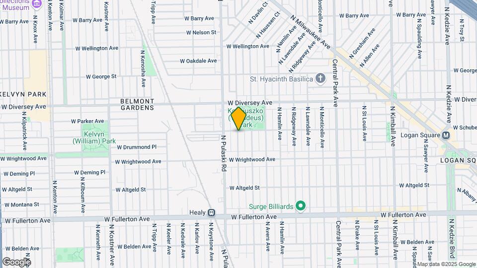 2653 N Harding Ave Map and Location Details