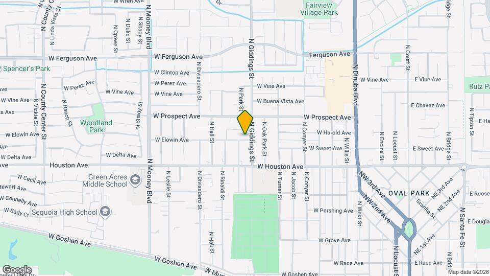 1322 W Elowin Ave Map and Location Details