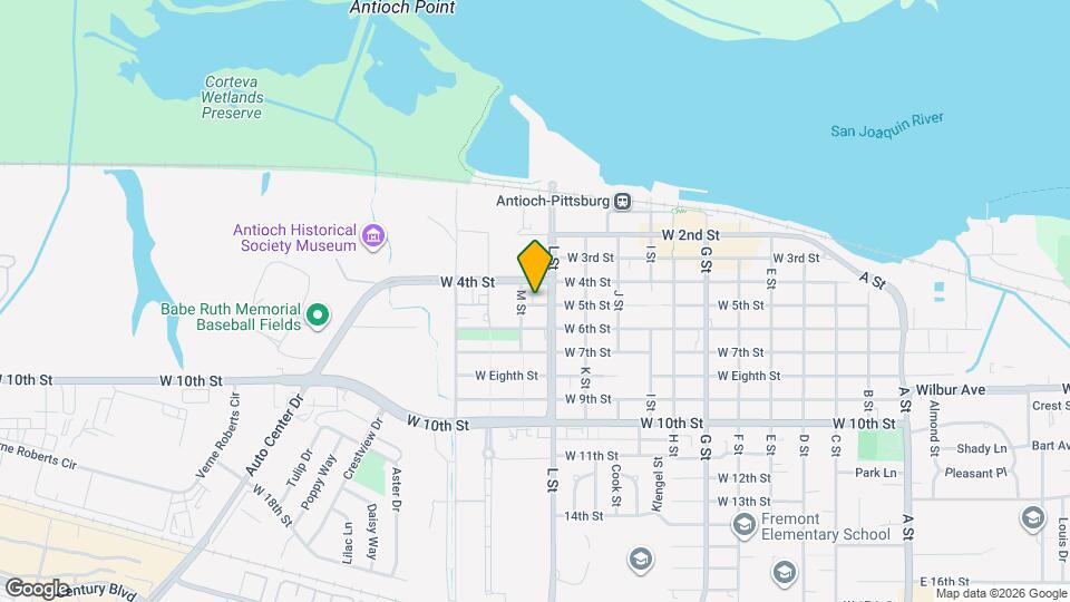 1112 W 5th St Map and Location Details