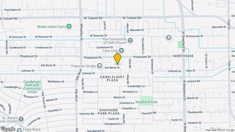 1030 Del Norte St Map and Location Details