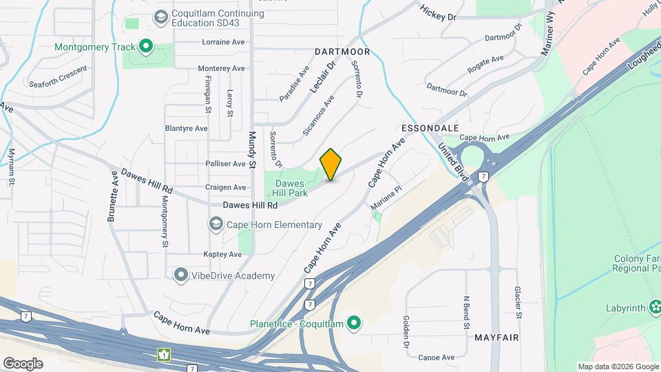 2346 Dawes Hill Rd Map and Location Details