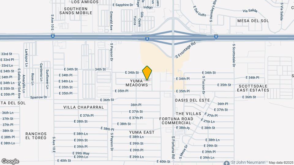 10724 E 35th St Map and Location Details