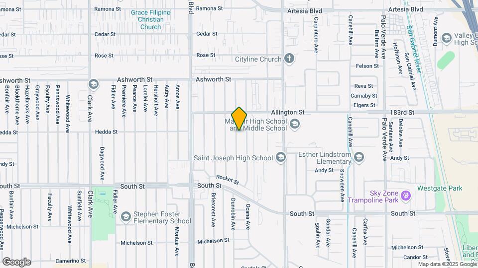 6008 Dunrobin Ave Map and Location Details