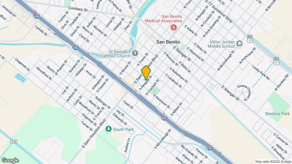 522 S Reagan St Map and Location Details