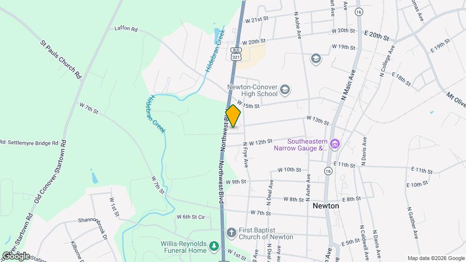 664 W 13th St Map and Location Details